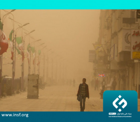 بررسی علت گردوغبار در مناطق مختلف ایران