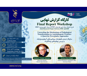 کارگاه گزارش نهایی طرح پژوهشی مشترک بنیاد ملی علم ایران و بنیاد علوم روسیه برگزار می‌شود
