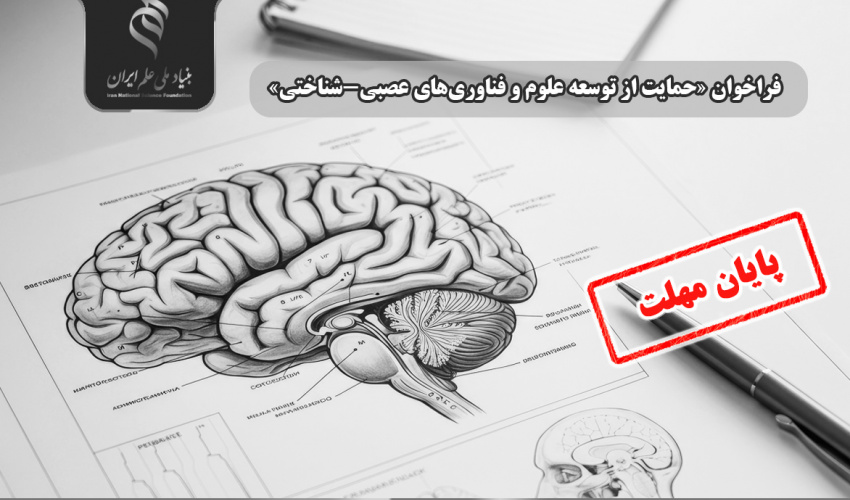 تمدید فراخوان «حمایت از توسعه علوم و فناوریهای عصبی-شناختی» تا ۷ بهمن ۱۴۰۴