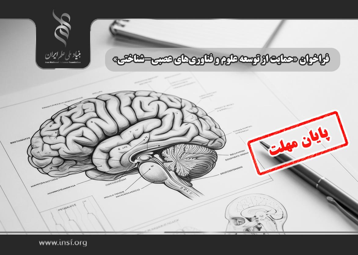 تمدید فراخوان «حمایت از توسعه علوم و فناوری‌های عصبی-شناختی» تا ۷ بهمن ۱۴۰۴